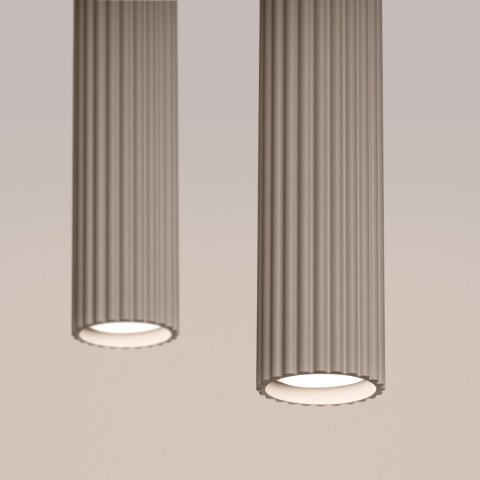 Sollux Lighting Lampa wisząca KARBON 2 taupe