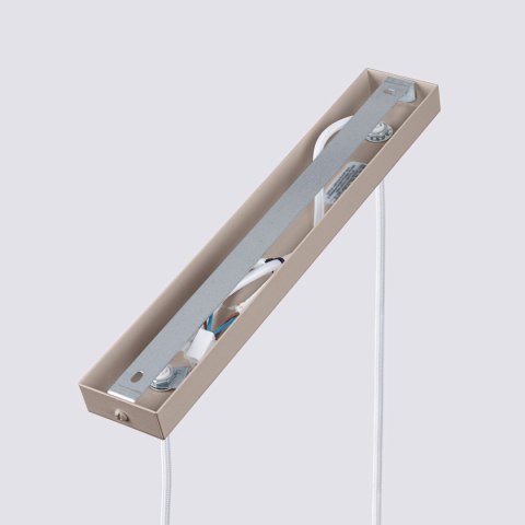 Sollux Lighting Lampa wisząca KARBON 2 taupe