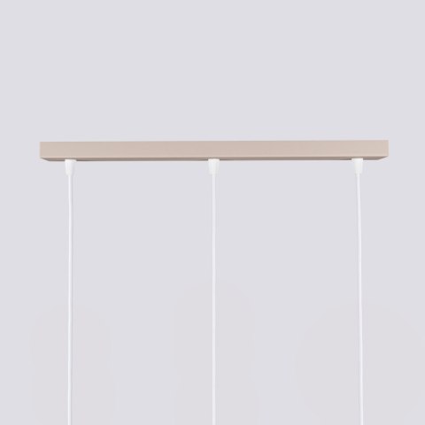 Sollux Lighting Lampa wisząca KARBON 3L taupe