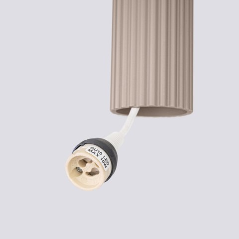 Sollux Lighting Lampa wisząca KARBON 3P taupe