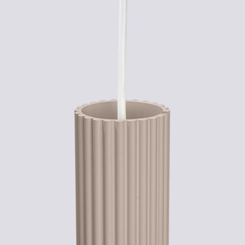 Sollux Lighting Lampa wisząca KARBON 3P taupe