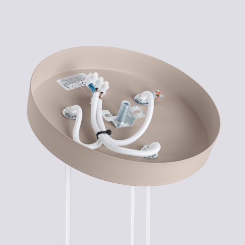 Sollux Lighting Lampa wisząca KARBON 3P taupe