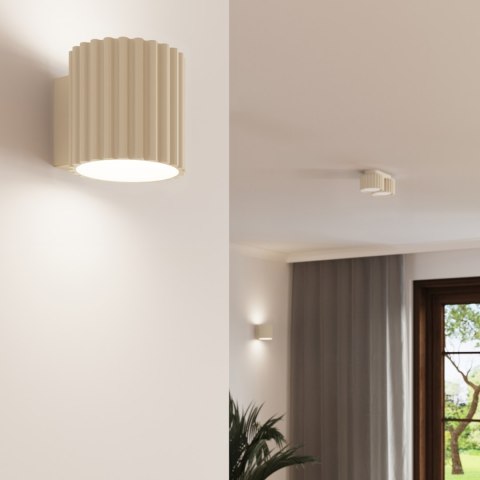 Sollux Lighting Plafon AURA 1 beżowy Gx53