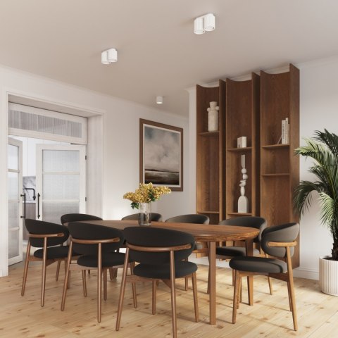 Sollux Lighting Plafon AURA 1 biały GU10