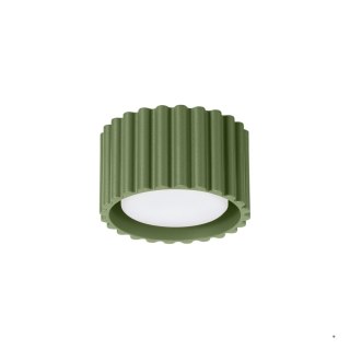 Sollux Lighting Plafon AURA 1 zielony oliwkowy Gx53