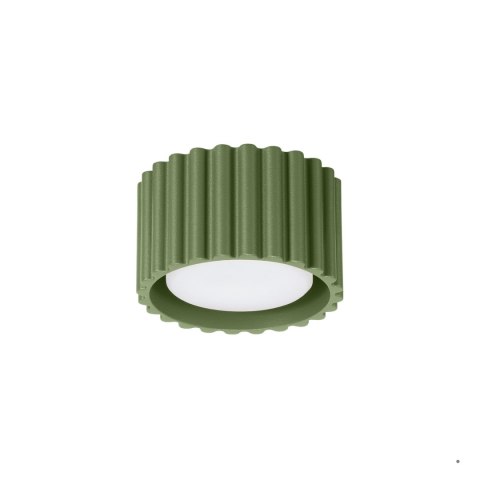 Sollux Lighting Plafon AURA 1 zielony oliwkowy Gx53