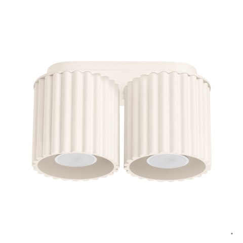 Sollux Lighting Plafon AURA 2 beżowy GU10