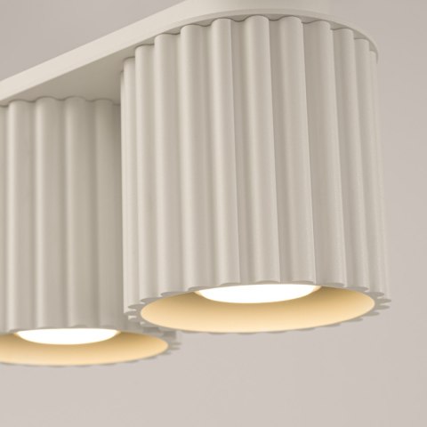 Sollux Lighting Plafon AURA 2 beżowy GU10
