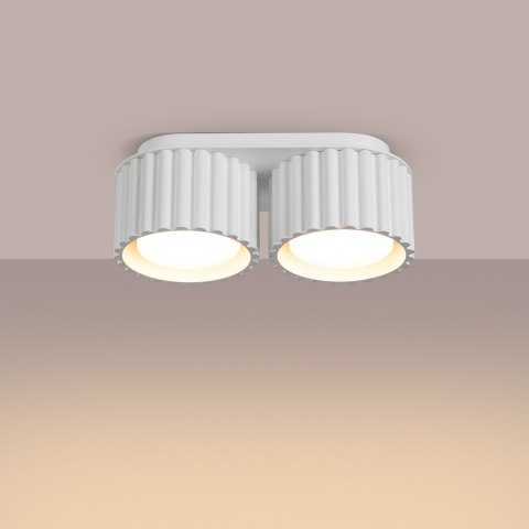 Sollux Lighting Plafon AURA 2 biały Gx53