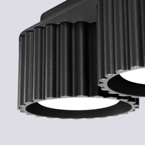 Sollux Lighting Plafon AURA 2 czarny Gx53