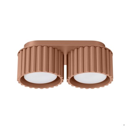 Sollux Lighting Plafon AURA 2 mocca Gx53