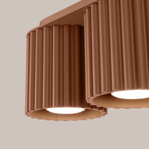 Sollux Lighting Plafon AURA 2 mocca GU10