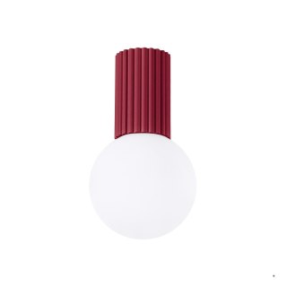 Sollux Lighting Plafon HALO burgund IP44