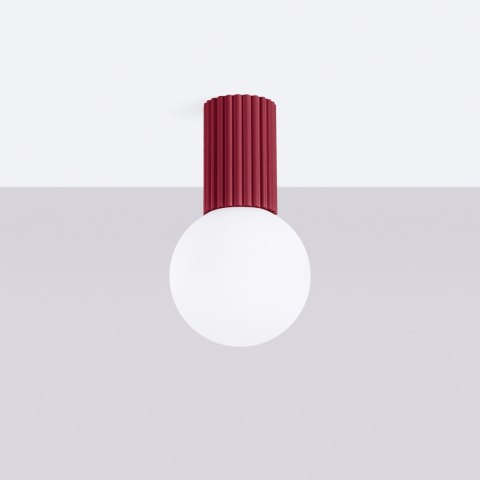 Sollux Lighting Plafon HALO burgund IP44