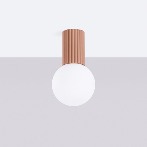 Sollux Lighting Plafon HALO mocca IP44