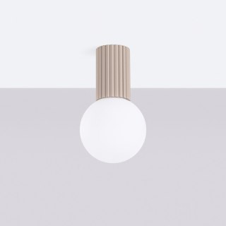 Sollux Lighting Plafon HALO taupe IP44