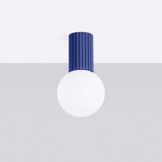 Sollux Lighting Plafon HALO ultramaryna IP44