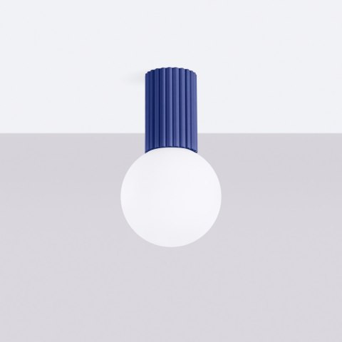 Sollux Lighting Plafon HALO ultramaryna IP44