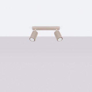 Sollux Lighting Plafon KARBON 2 taupe