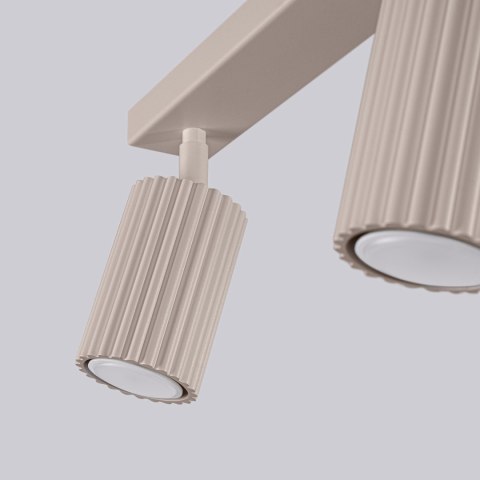 Sollux Lighting Plafon KARBON 3L taupe