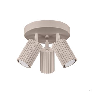 Sollux Lighting Plafon KARBON 3P taupe