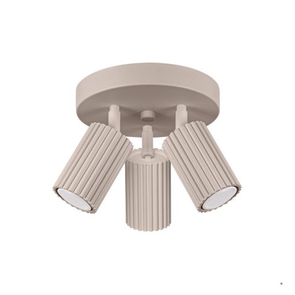 Sollux Lighting Plafon KARBON 3P taupe