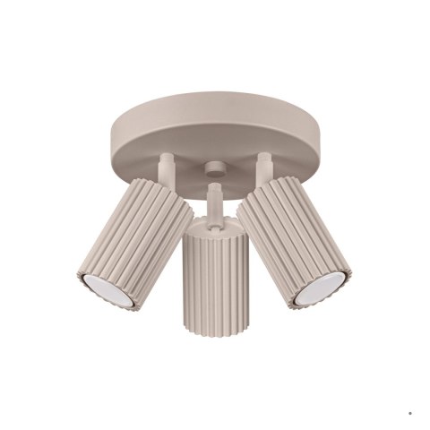 Sollux Lighting Plafon KARBON 3P taupe