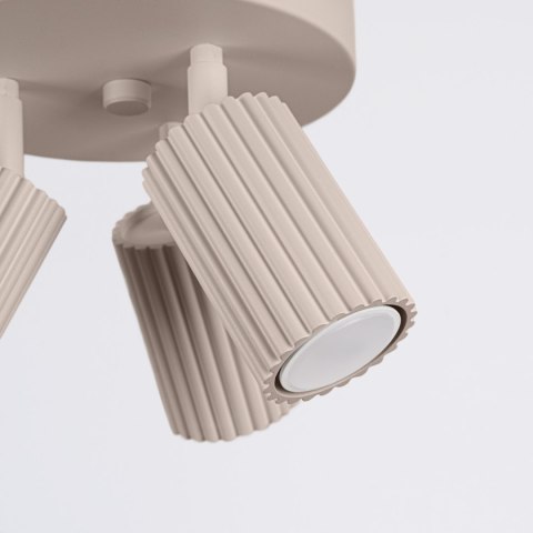 Sollux Lighting Plafon KARBON 3P taupe
