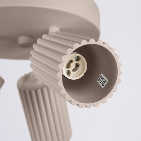 Sollux Lighting Plafon KARBON 3P taupe
