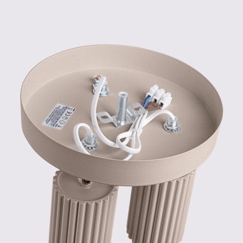 Sollux Lighting Plafon KARBON 3P taupe