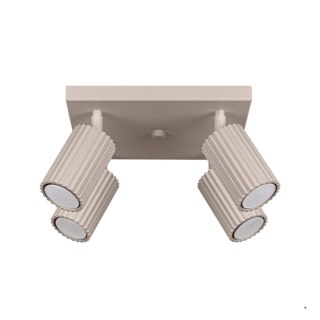 Sollux Lighting Plafon KARBON 4 taupe
