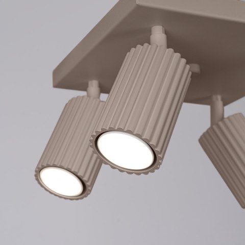 Sollux Lighting Plafon KARBON 4 taupe