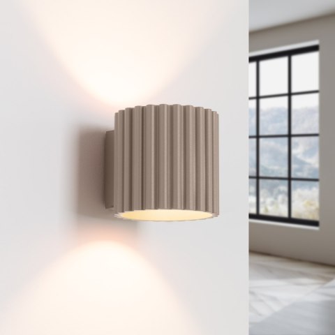 Sollux Lighting Kinkiet AURA taupe G9