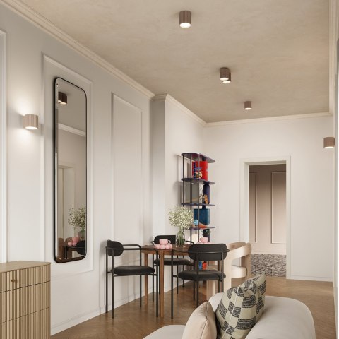 Sollux Lighting Kinkiet AURA taupe G9