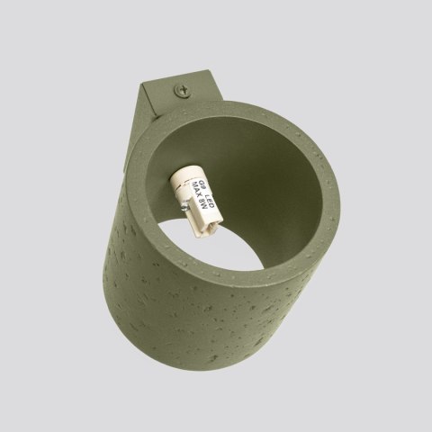 Sollux Lighting Kinkiet ORBIS beton zielona oliwka