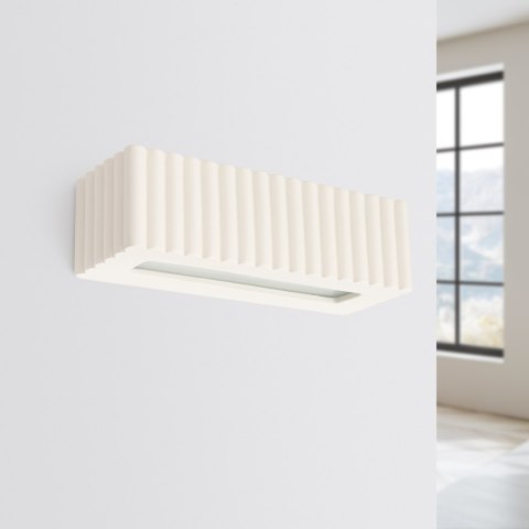 Sollux Lighting Kinkiet ceramiczny RIGATA beżowy