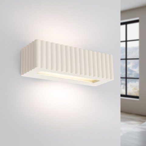 Sollux Lighting Kinkiet ceramiczny RIGATA beżowy