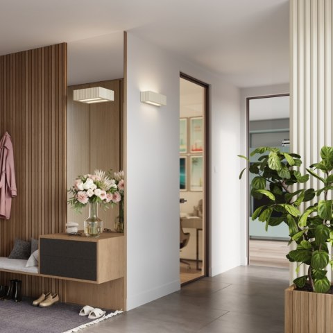 Sollux Lighting Kinkiet ceramiczny RIGATA beżowy