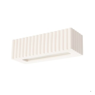 Sollux Lighting Kinkiet ceramiczny RIGATA biały