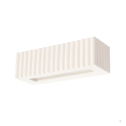 Sollux Lighting Kinkiet ceramiczny RIGATA biały