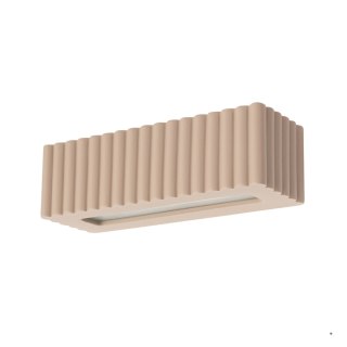 Sollux Lighting Kinkiet ceramiczny RIGATA taupe