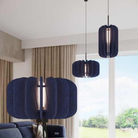 Sollux Lighting Lampa podłogowa MULA 45 granatowa
