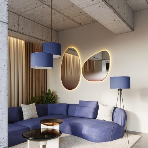 Sollux Lighting Lampa podłogowa NEVIA granat
