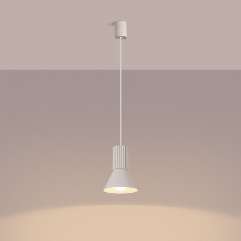 Sollux Lighting Lampa wisząca ESTRIA 1 beżowa