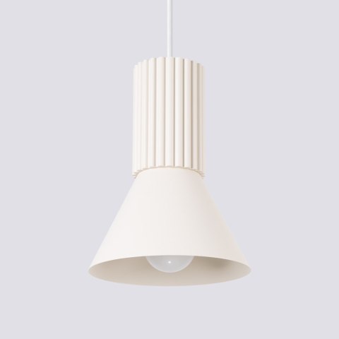 Sollux Lighting Lampa wisząca ESTRIA 1 beżowa