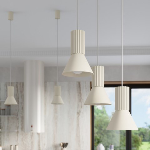 Sollux Lighting Lampa wisząca ESTRIA 3P beżowa