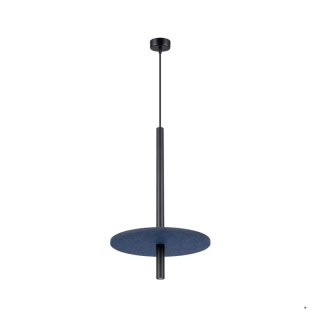 Sollux Lighting Lampa wisząca FELTRO 1 czarna/granatowa