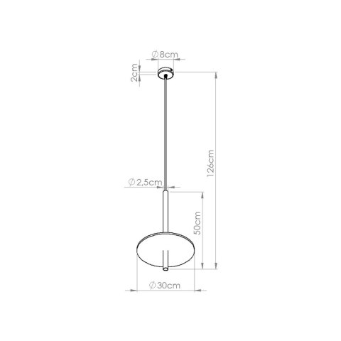 Sollux Lighting Lampa wisząca FELTRO 1 czarna/żółta