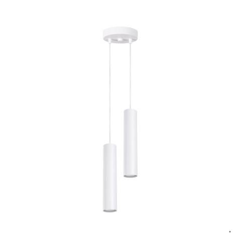 Sollux Lighting Lampa wisząca LAGOS 2P biała