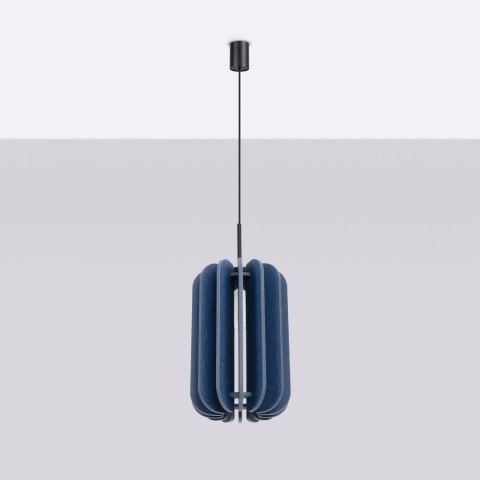 Sollux Lighting Lampa wisząca MULA 27 granatowa
